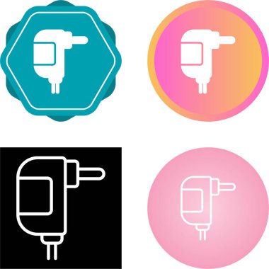 elektrik dolgu simgeleri beyaz arkaplanda