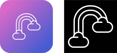 Gökkuşağı simgeleri, basit vektör tasarımı