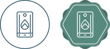 akıllı telefon simgeleri ayarlandı, vektör illüstrasyonu basit tasarım