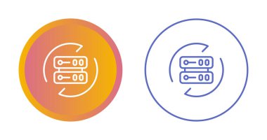 Simgeleri geri yükle, vektör illüstrasyonu 