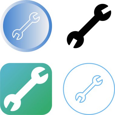 Anahtar simgeleri ayarlandı, vektör illüstrasyonu