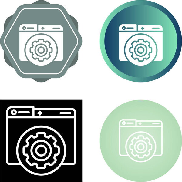 hosting control panel icon vector illustration  design