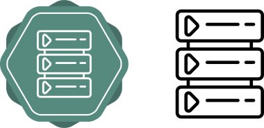 Veri merkezi, sunucu simgesi ayarlandı 