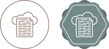 bulut veri vektör simgeleri ayarlandı, vektör illüstrasyonu