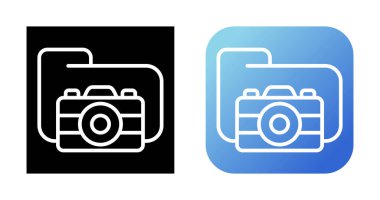 fotoğraf makinesi simgeleri ayarlandı, vektör illüstrasyonu