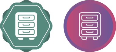 Kabine simgeleri vektör illüstrasyon tasarımı ayarladı