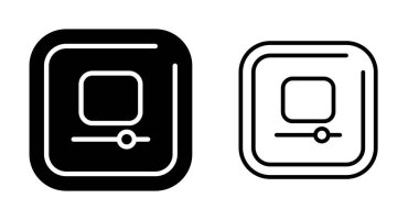 Ortam için simgeler ve kaydırıcı kontrolleri ile ekran ayarları.