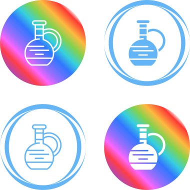 Cam yağ kavanozu simgeleri ayarlandı, vektör illüstrasyonu