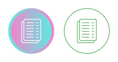 dokümanlar web simgesi vektör illüstrasyonu