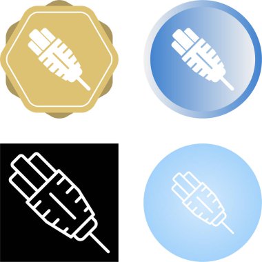 şarj simgesi vektör illüstrasyonunu ayarla 