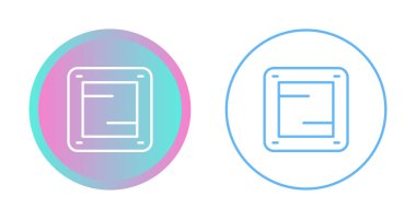 Resim çerçeve karikatür işareti beyaz, vektör çizimi, grafik tasarımı üzerine izole