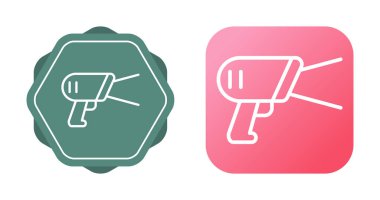 Barkod Tarayıcı simgesi setinin vektör çizimi