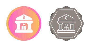 Banka web simge vektör çizim