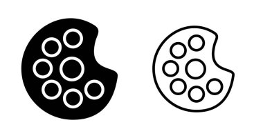 Sanatçı Paleti simgeleri vektör illüstrasyonu