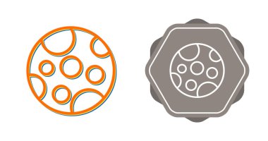 Gezegen simgeleri beyaz arkaplanda izole edildi 