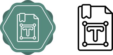 Metin Kutusu simgeleri ayarlandı, vektör illüstrasyonu