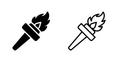 Meşale Ağı vektör illüstrasyonu     