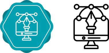kalem araç simgeleri ayarlandı, vektör illüstrasyonu