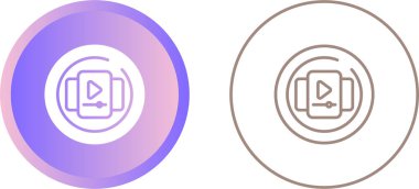 Hızlı ileri simgeler, vektör illüstrasyonu