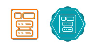 Arayüz vektör çizgisi simgesinin kümesi