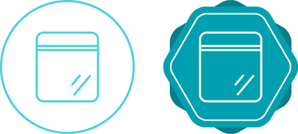 Ziploc bag icon vector illustration  design