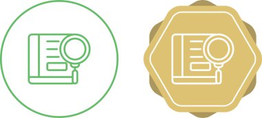 ansiklopedi ikon vektör illüstrasyon tasarımı