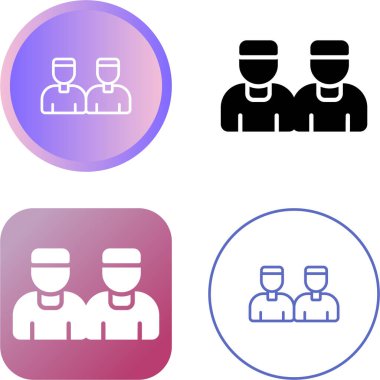 kullanıcı web simgesi vektör illüstrasyonu