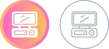 Beyaz arkaplanda izole edilmiş televizyon simgeleri, vektör illüstrasyonu 