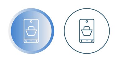 akıllı telefon simgeleri ayarlandı, vektör illüstrasyonu basit tasarım