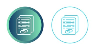 Beyaz arkaplanda izole edilmiş belge dosya simgeleri, vektör illüstrasyonu      