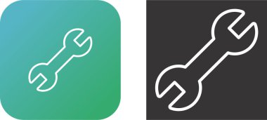 Çizgi anahtarı simgelerini beyaz arkaplanda ayarla, vektör illüstrasyonu 