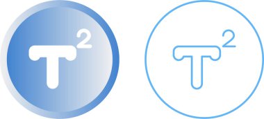 Superscript web simgesi vektör illüstrasyonu