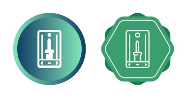 akıllı telefon simgeleri ayarlandı, vektör illüstrasyonu basit tasarım