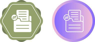 Belge paylaşım simgeleri ayarlandı, vektör illüstrasyonu 