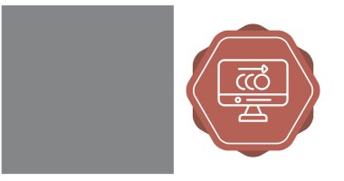 Yazılım Güncelleme Web simgesi vektör çizimi