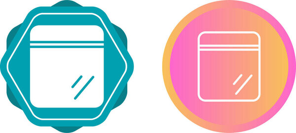 Ziploc bag icon vector illustration  design
