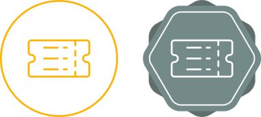 bilet web simgeleri vektör illüstrasyonu