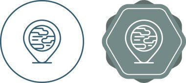 Dünya haritası işaretçisini yer küresi ve konum simgesi, vektör illüstrasyonu ile ayarla 