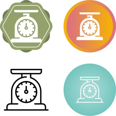 Ölçekler web simgeleri vektör illüstrasyonunu ayarlar