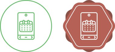 akıllı telefon simgeleri ayarlandı, vektör illüstrasyonu basit tasarım