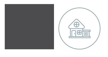 ev simgeler, vektör çizim set