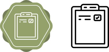 belge simgeleri ayarlandı, vektör illüstrasyonu basit tasarım