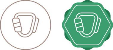 Taşınabilir ağ ve mobil uygulamalar için karabinalar simgeleri