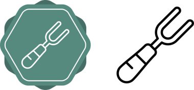 oyma simgesi vektör illüstrasyon tasarımı