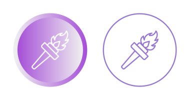 Meşale Ağı vektör illüstrasyonu     