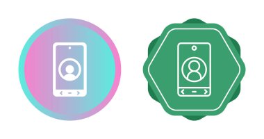 Cep telefonu ikonu vektör illüstrasyonu. Akıllı Telefon Basit İşaret Tasarımı