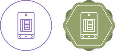 akıllı telefon simgeleri ayarlandı, vektör illüstrasyonu basit tasarım