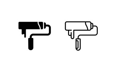 boya silindirleri vektör illüstrasyonu 