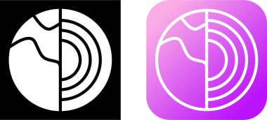 Sunum için minimum vektör simgeleri, gezegenlerin çekirdeği