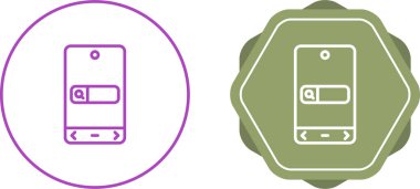 akıllı telefon simgeleri ayarlandı, vektör illüstrasyonu basit tasarım